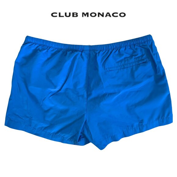 Club Monaco Men's Blue Swim Trunks 3.5", Size L - Picture 2 of 5